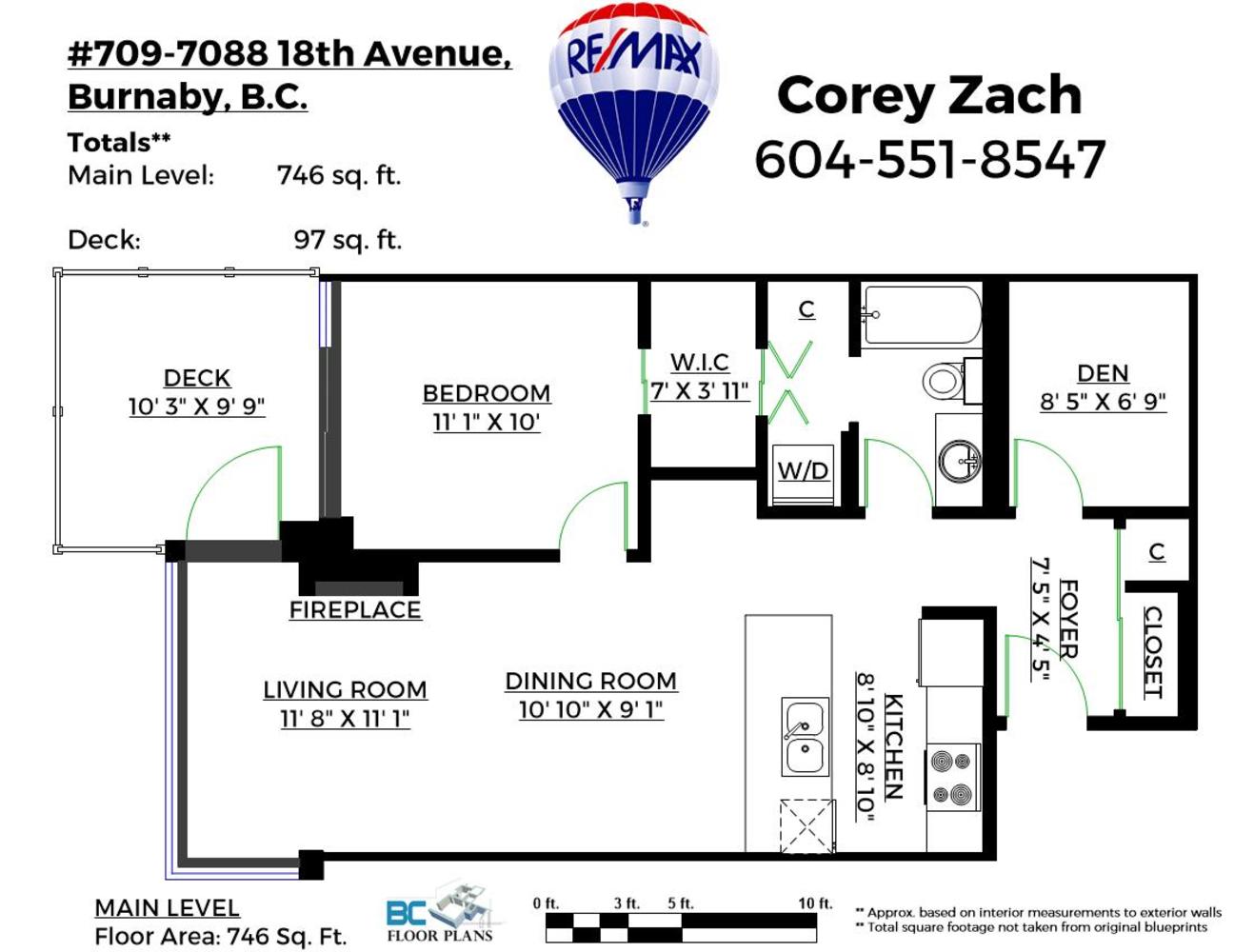 709-7088 18th Avenue Burnaby, BC 2
